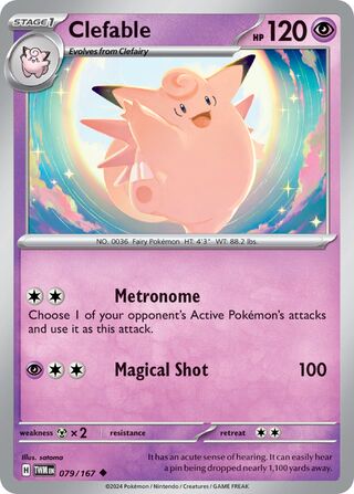 Clefable - 079/167 - Twilight Masquerade 
