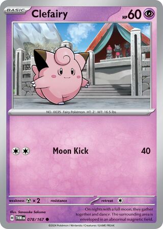 Clefairy - 078/167 - Twilight Masquerade  