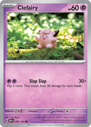 Clefairy - 081/197 - Obsidian Flames 