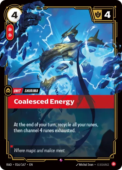 Coalesced Energy - 016/167 - R Fury