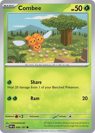 Combee - 008/197 - Obsidian Flames 
