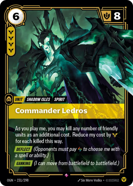 Commander Ledros - 231/298 - R Order
