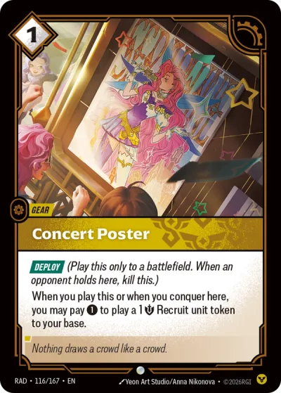Concert Poster - 116/167 - C Order