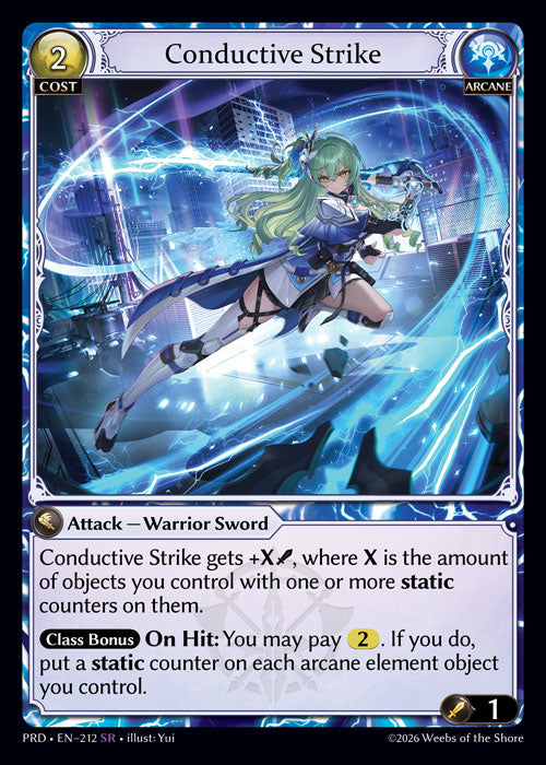 Conductive Strike - .asphodel/paradise - SR Arcane