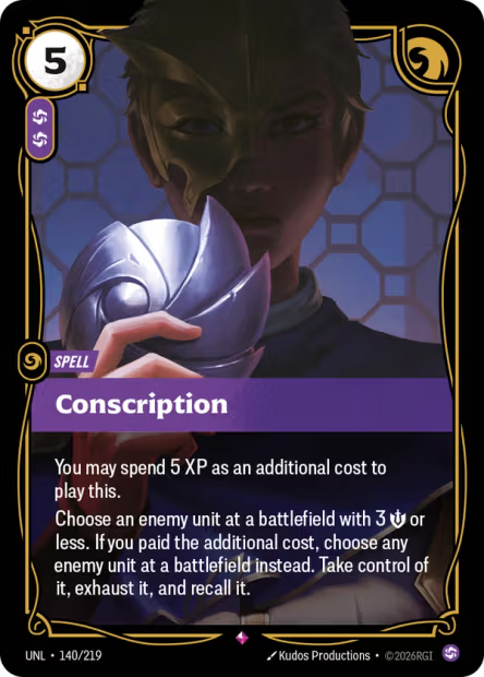 Conscription - 140/219 - R Chaos
