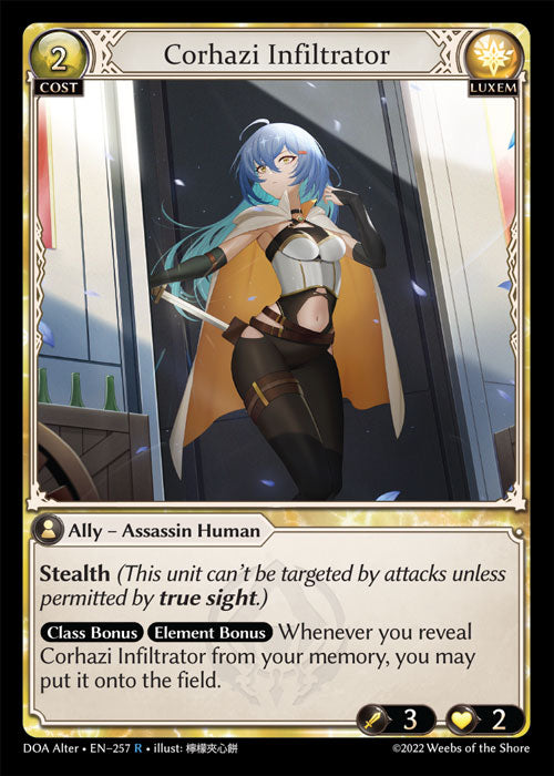 Corhazi Infiltrator - Dawn of Ashes