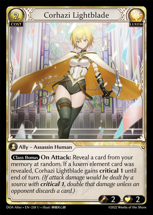 Corhazi Lightblade - Dawn of Ashes