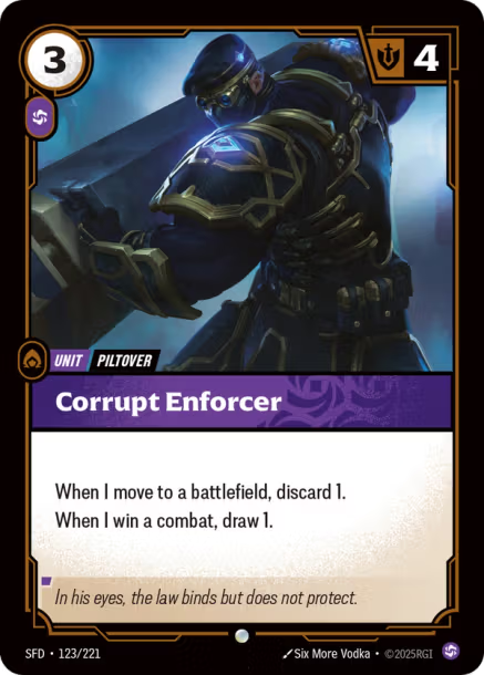 Corrupt Enforcer - 123/221 - C Chaos