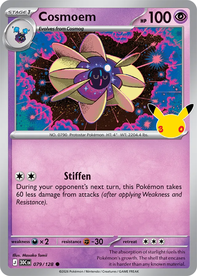 Cosmoem 079/128 - Pokémon 30th Celebration 