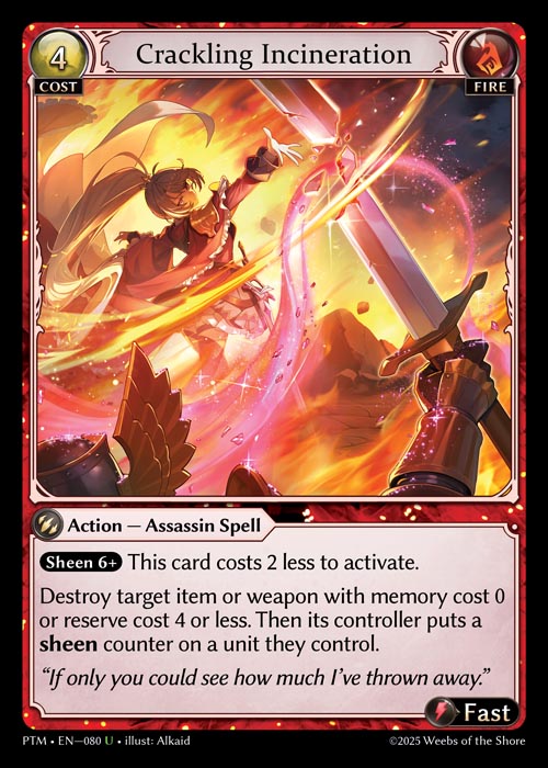 Crackling Incineration - Phantom Monarchs