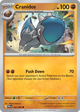 Cranidos - 044/084 - Pitch Black