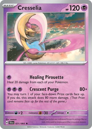 Cresselia - 021/064 - Shrouded Fable