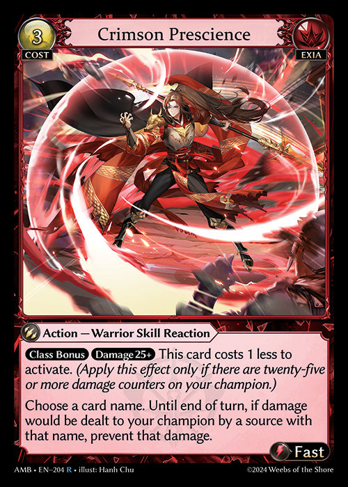 Crimson Prescience - Mortal Ambition -  R Exia