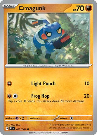 Croagunk - 023/064 - Shrouded Fable