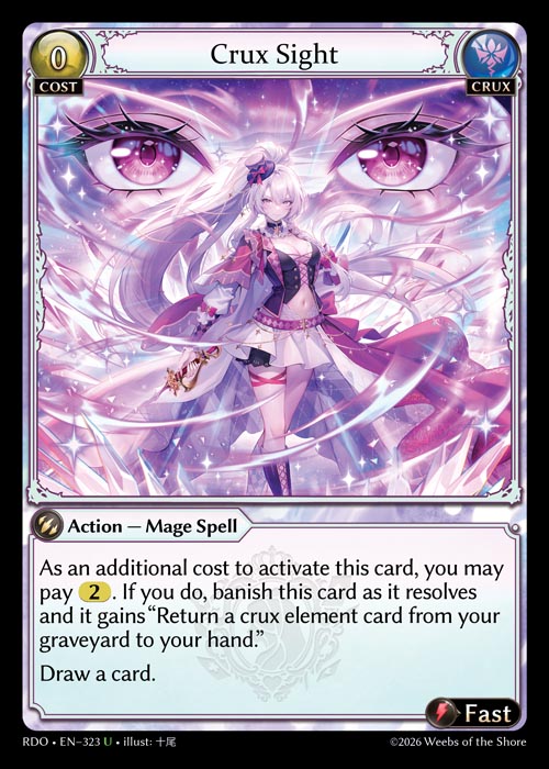 Crux Sight - Radiant Origins - U Crux