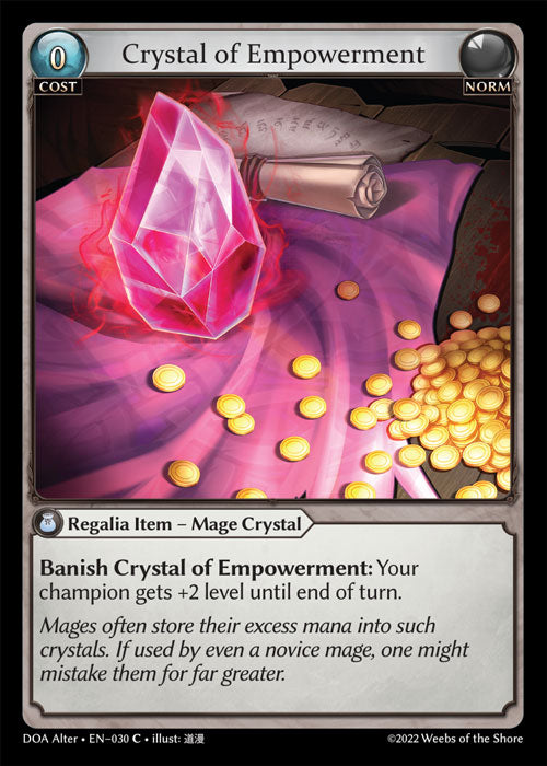 Crystal of Empowerment - Dawn of Ashes