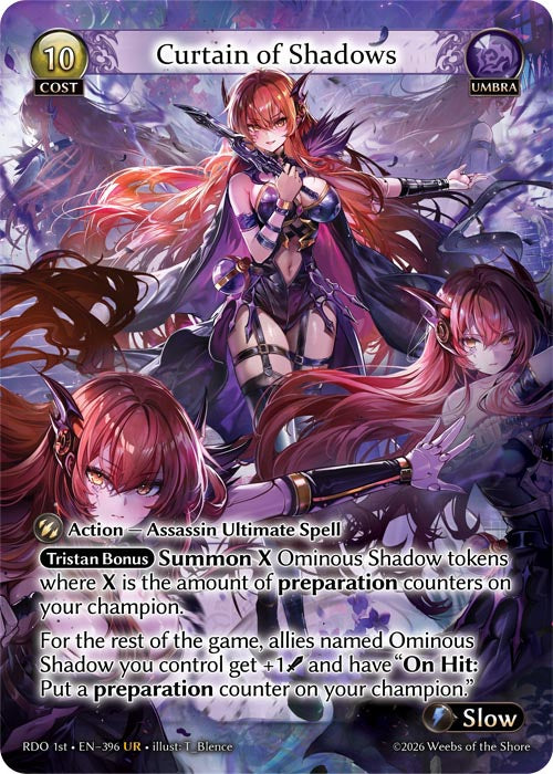 Curtain of Shadows - Radiant Origins - UR Umbra