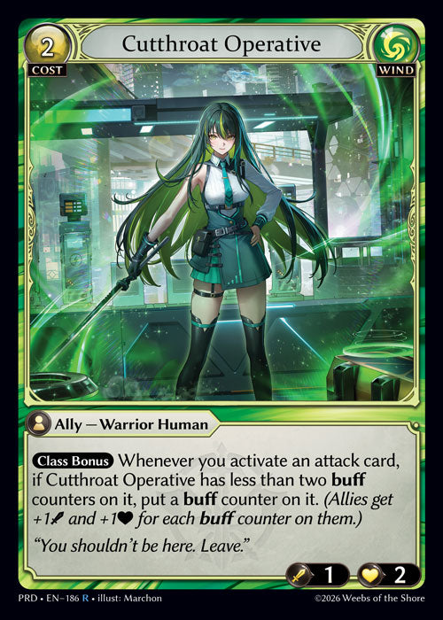  Cutthroat Operative - .asphodel/paradise - R Wind