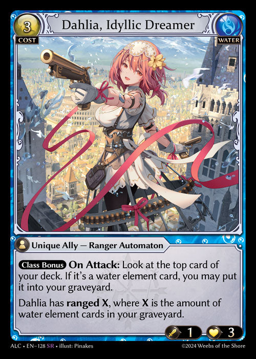 Dahlia, Idyllic Dreamer - Alchemical Revolution - SR Water