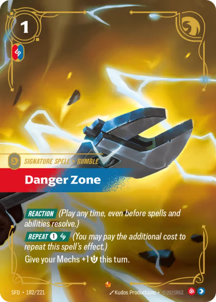 Danger Zone - 182/221 - Epic Fury/Mind