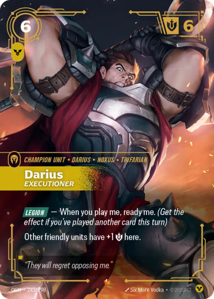 Darius, Executioner - 243/298 - Epic Order