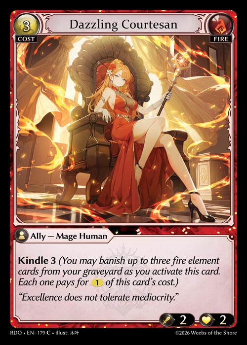 Dazzling Courtesan - Radiant Origins - C Fire
