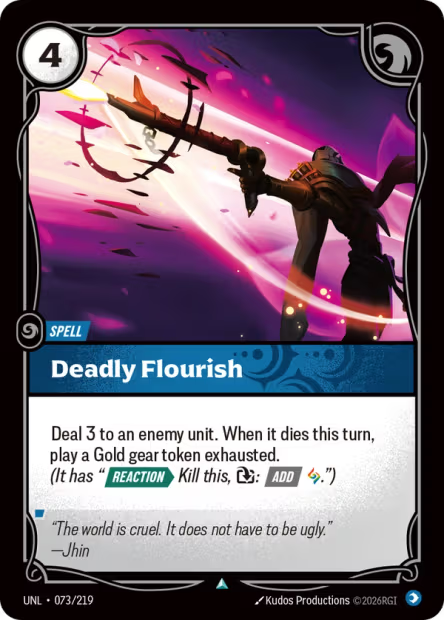 Deadly Flourish - 073/219 - U Mind