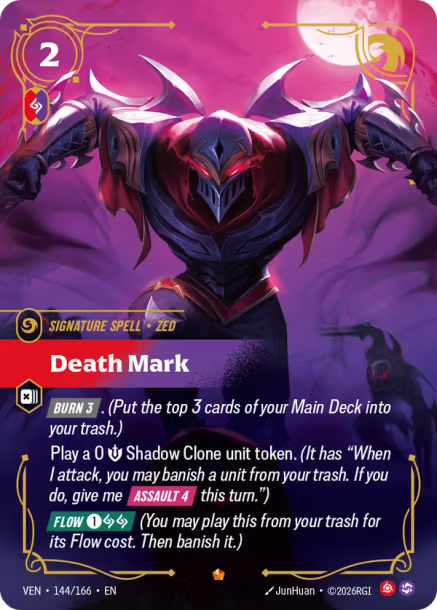 Death Mark - 144/166 - Epic Fury/Chaos