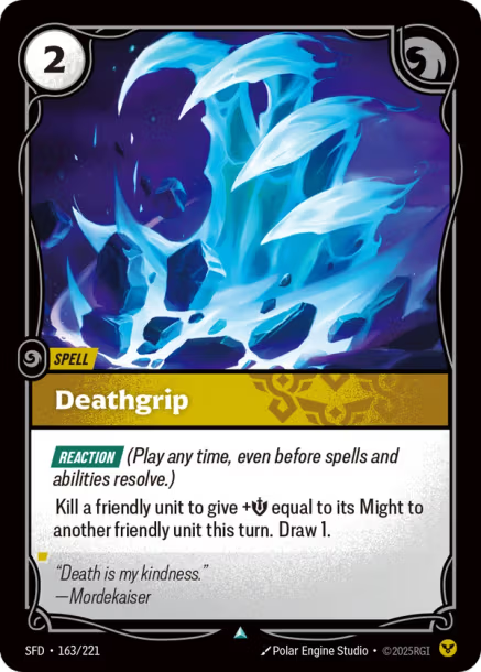 Deathgrip - 163/221 - U Order