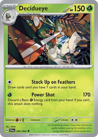 Decidueye - 005/064 - Shrouded Fable