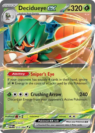 Decidueye ex - 012/088 - Perfect Order