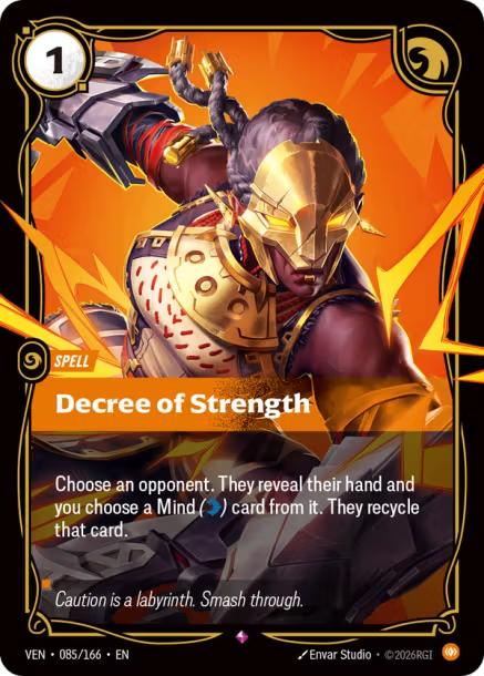 Decree of Strength - 085/166 - R Body