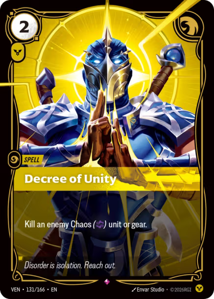 Decree of Unity - 131/166 - R Order