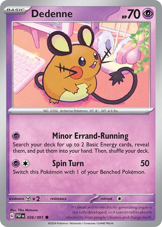 Dedenne - 036/091 - Paldean Fates 