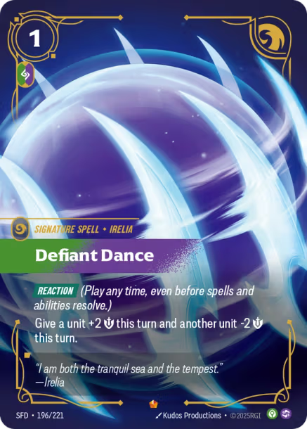 Defiant Dance - 196/221 - Epic Calm/Chaos