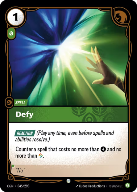 Defy - 045/298 - C Calm
