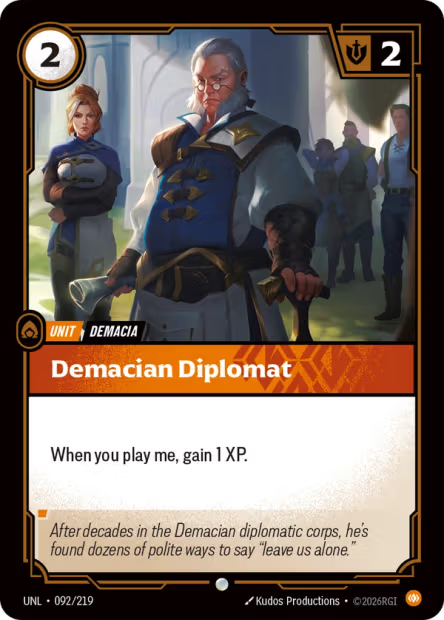 Demacian Diplomat - 092/219 - C Body