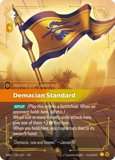 Demacian Standard - 156/167 - Epic Signature