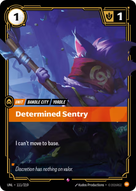 Determined Sentry - 111/219 - R Body