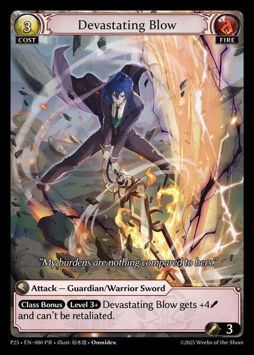 Devastating Blow - Promotional Cards