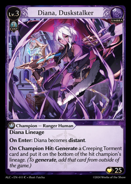 Diana, Duskstalker - Alchemical Revolution -  C Umbra