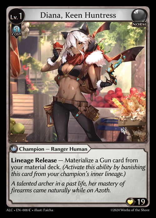 Diana, Keen Huntress - Alchemical Revolution -  C Norm