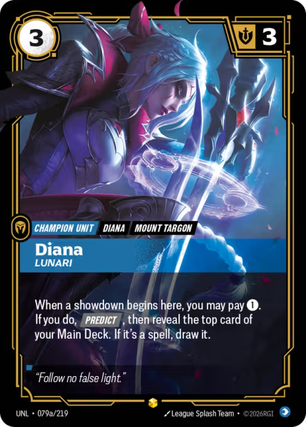 Diana, Lunari - 079a/219 - Alternate Art
