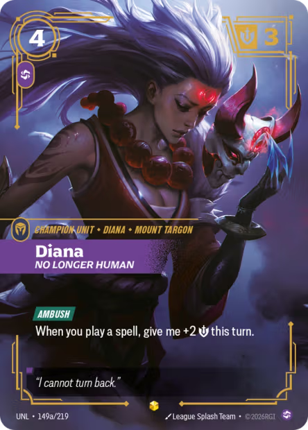 Diana, No Longer Human - 149a/219 - Alternate Art