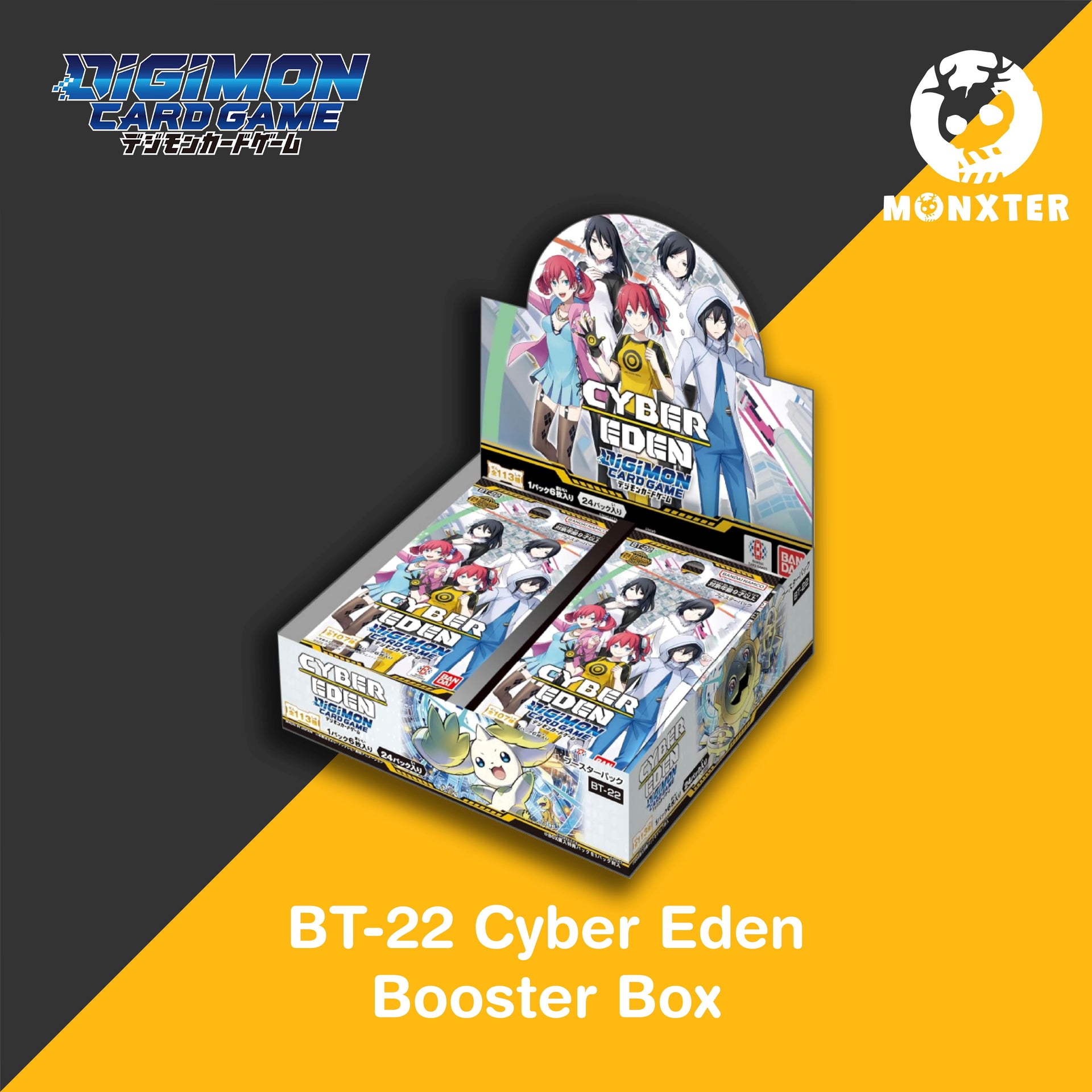 Digimon Card Game : BT-22 Cyber Eden Booster Box – Desk Monxter