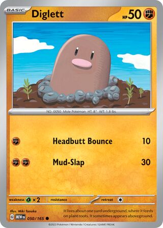Diglett - 050/165 - 151 