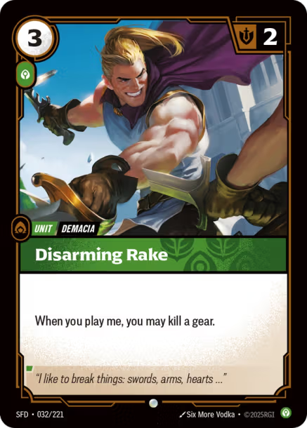 Disarming Rake - 032/221 - C Calm