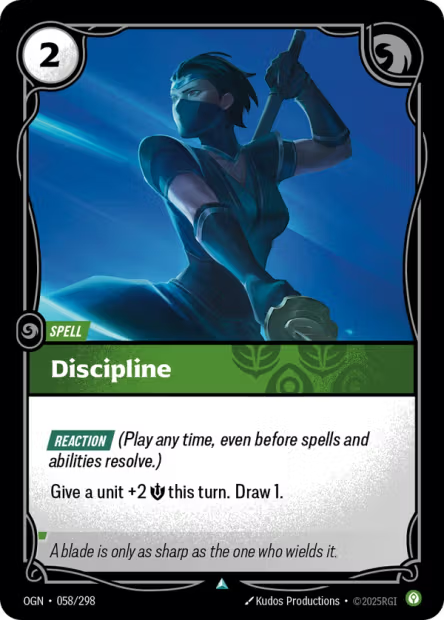 Discipline - 058/298 - U Calm