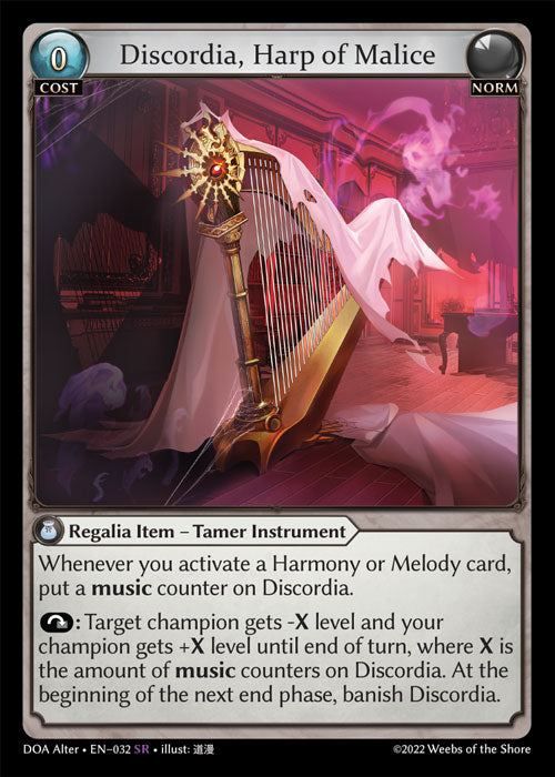 Discordia, Harp of Malice - Dawn of Ashes