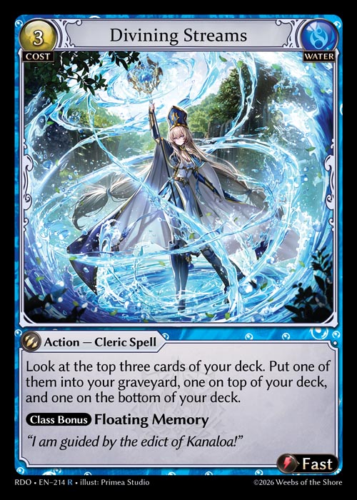 Divining Streams - Radiant Origins - R Water